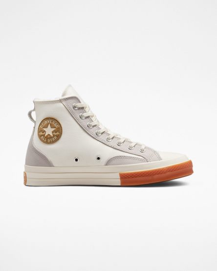 Dámské Boty Vysoké Converse Chuck 70 Podšité Colorblock Bílé | CZ ERUT42